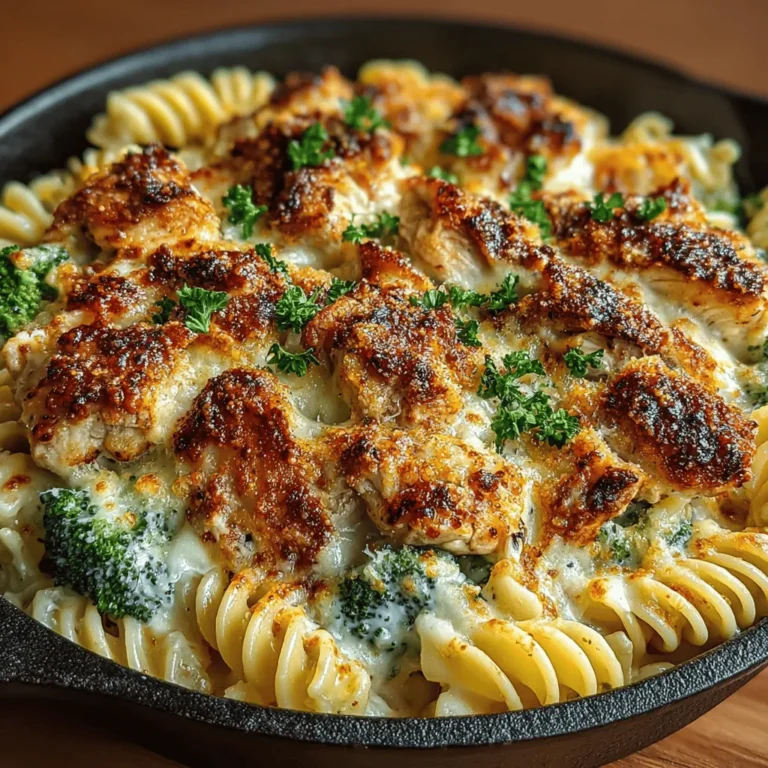 In the hustle and bustle of modern life, finding meals that are both delightful and nourishing can often feel like a challenge. Enter the Dreamy Creamy Chicken and Broccoli Pasta Bake—an ideal solution for busy families seeking comfort food that doesn't skimp on nutrition. This dish brings together tender chicken, vibrant broccoli, and perfectly cooked pasta, all enveloped in a luscious, creamy sauce. Not only is it a feast for the eyes, but it also offers a satisfying balance of flavors and textures that make it a beloved choice for weeknight dinners.