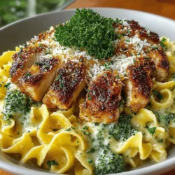 Creamy Chicken Alfredo with Broccoli: A Culinary Delight
