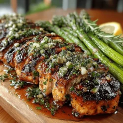Zesty Lemon Herb Grilled Chicken & Asparagus