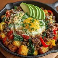As the leaves begin to change and the air turns crisp, there's a certain comfort found in hearty, wholesome meals that capture the essence of fall. One such dish is the Savory Turkey & Sweet Potato Harvest Hash, a delicious and nutritious option that brings together a medley of flavors and textures. This recipe not only highlights the natural sweetness of sweet potatoes but also incorporates the lean protein of ground turkey, making it an ideal choice for busy weeknights or a cozy weekend brunch. With its balanced ingredients, this hash is both satisfying and nourishing, perfect for fueling your autumn activities.