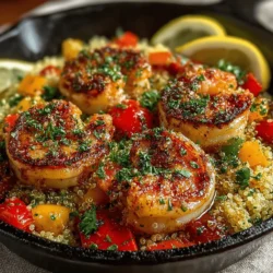Zesty One-Pan Lemon Garlic Shrimp & Quinoa: Cooking Steps and Serving Suggestions