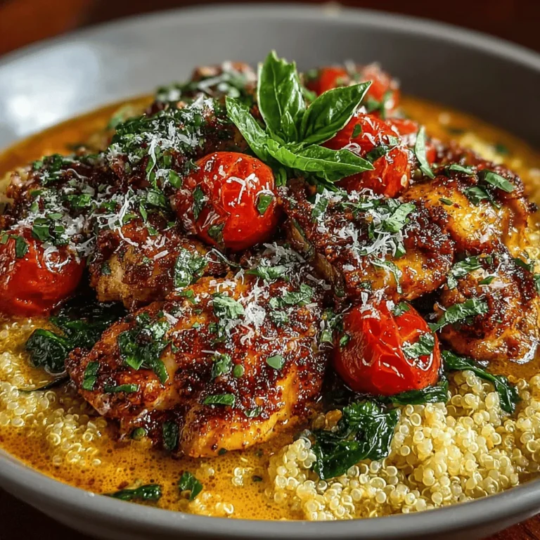 Discover the delightful flavors of Creamy Tomato Basil Chicken Bowls, a comforting dish that seamlessly combines tender chicken, a luscious creamy sauce, and the vibrant freshness of basil and tomatoes. This recipe not only satisfies the taste buds but also offers a nutritious meal option, making it perfect for family dinners or a cozy night in. In this article, we will explore the ingredients, preparation steps, and nutritional benefits of this delicious dish, ensuring you have all the information you need to create it perfectly every time.