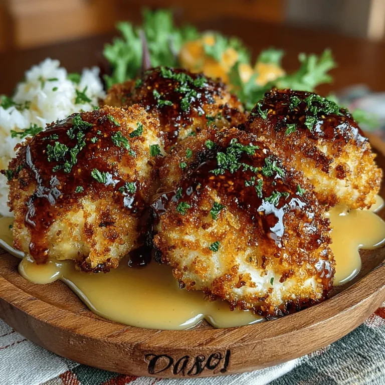 When it comes to comfort food, few dishes can rival the satisfaction of Crispy Baked Chicken with Honey Mustard Sauce. This delightful meal not only delivers a succulent chicken experience but also offers a perfect balance of tangy and sweet flavors that are sure to please everyone at the table. Whether you’re looking to impress guests during family gatherings, seeking a delicious weeknight dinner, or simply wanting to meal prep for the week, this dish stands out as a versatile choice.