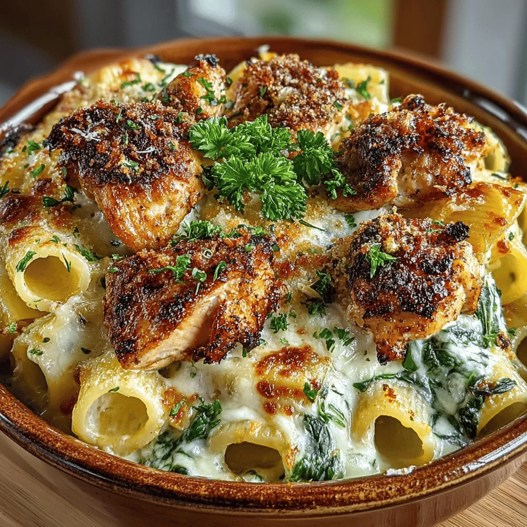 When it comes to comfort food, few dishes can compete with a hearty pasta bake. The Cheesy Spinach and Chicken Pasta Bake is a delightful combination of flavors and textures, making it a favorite among families and home cooks alike. With its creamy sauce, tender pieces of chicken, vibrant spinach, and gooey cheese, this dish not only satisfies hunger but also provides a well-rounded meal packed with nutrients.