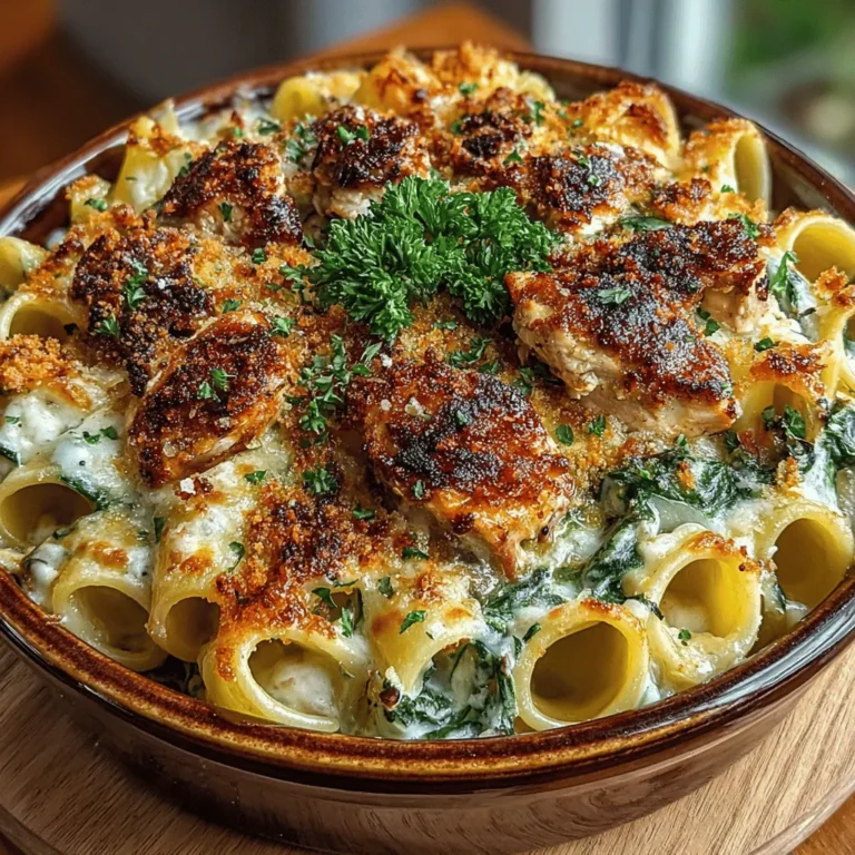 When it comes to comfort food, few dishes can compete with a hearty pasta bake. The Cheesy Spinach and Chicken Pasta Bake is a delightful combination of flavors and textures, making it a favorite among families and home cooks alike. With its creamy sauce, tender pieces of chicken, vibrant spinach, and gooey cheese, this dish not only satisfies hunger but also provides a well-rounded meal packed with nutrients.