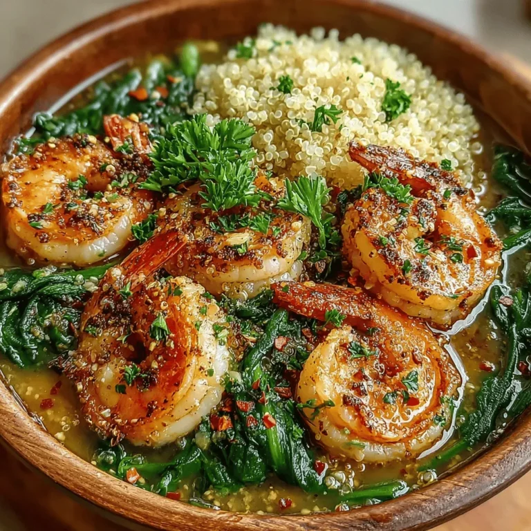 If you’re searching for a dish that tantalizes the taste buds while offering a plethora of health benefits, look no further than Zesty Lemon Garlic Shrimp & Spinach Bowls. This vibrant recipe combines succulent shrimp with the refreshing zing of lemon and the aromatic allure of garlic, all nestled atop a bed of nutrient-rich spinach. It’s a meal that not only satisfies the palate but also nourishes the body.