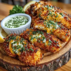 Crispy Baked Chicken Tenders with Zesty Dipping Sauce